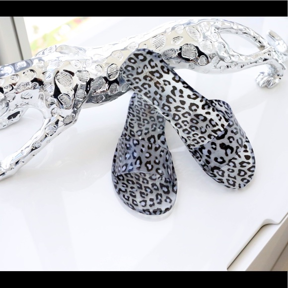 Cheetah print JELLY flats - Picture 3 of 3